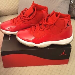 Red Air Jordan 11's size 8 men